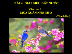 Giáo án powerpoint Mùa xuân nho nhỏ | Kết nối tri thức Ngữ văn 7