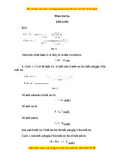 Phương pháp giải Toán lớp 4,5 năm 2023 - Phần 3: Lời giải