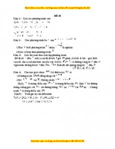 Đề thi giữa kì 2 Toán 8 năm 2023 - Đề 48