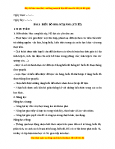 Giáo án Biểu đồ đoạn thẳng Toán 7 Cánh diều