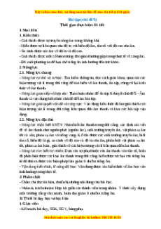 Giáo án Vật lí  7 Cánh diều: Bài tập chủ đề 5