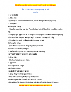 Giáo án Tin học 7 Cánh diều Chủ đề C Bài 2: Thực hành sử dụng mạng xã hội