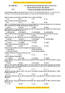 Bộ 30 đề thi thử THPTQG môn Hóa học năm 2023 - GV Nguyễn Minh Tuấn có đáp án (Đề 17)