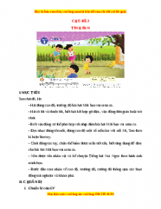 Giáo án Âm nhạc 1 Cánh diều Tình bạn