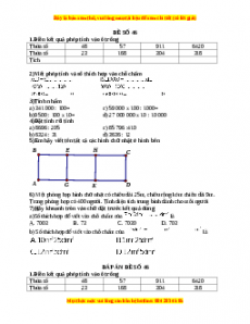 Đề thi Toán lớp 4 cuối kì 1 năm 2022 - 2023 (Đề 46)