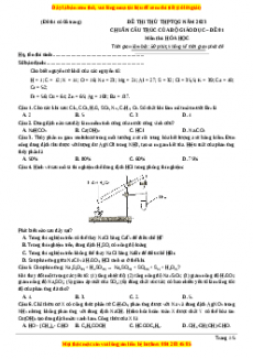 Đề thi THPT Quốc Gia Hóa năm 2023 Megabook - Đề 2