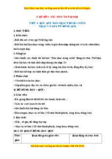 Giáo án Âm nhạc lớp 2 Kết nối tri thức (năng lực số)