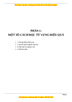 Chinh phục từ vựng Tiếng Anh - ThS Tạ Thị Thanh Hiền