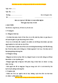 Giáo án Bài 13: Chu kì tế bào và nguyên phân Sinh học 10 Cánh diều