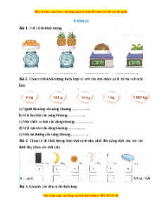 Bài tập cuối tuần Toán lớp 3 Tuần 22 Chân trời sáng tạo (có lời giải)