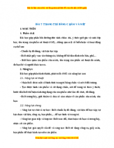 Giáo án Mĩ thuật 1 Cánh diều Trang trí bằng chấm và nét