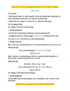 Chuyên đề Hình thang Toán 5 năm 2023