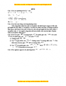 Đề thi giữa kì 2 Toán 8 năm 2023 - Đề 59