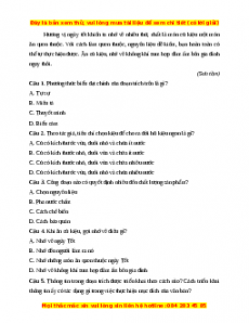 Đề thi cuối học kì 2 Ngữ Văn 7 Chân trời sáng tạo (Đề 4)