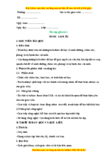 Giáo án Công nghệ 7 Cánh diều Bài Ôn tập giữa kì 2