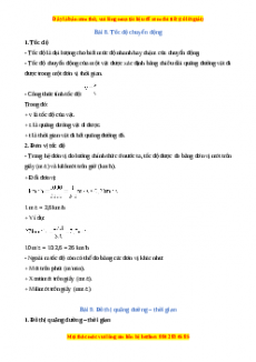 Lý thuyết Khoa học tự nhiên 7 Chân trời sáng tạo (cả năm)