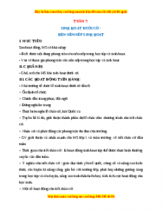 Giáo án HĐTN  1 Cánh diều Tuần 7