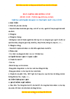 Giáo án Bài 5: Những nẻo đường xứ sở (2024) Kết nối tri thức