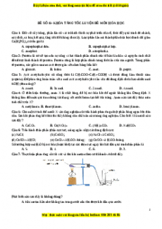 Bộ 13 đề thi thử THPT QG chuẩn môn Hóa học năm 2023 - GV Lê Đăng Khương có đáp án( Đề 7)