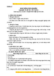 Giáo án HĐTN lớp 3 Tuần 17 Cánh diều: Chung tay xây dựng cộng đồng