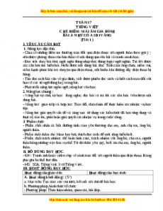 Giáo án Như có ai đi vắng Tiếng việt 3 Chân trời sáng tạo