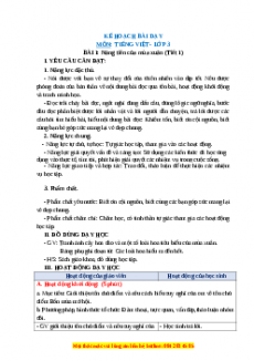 Giáo án Nàng tiên của mùa xuân Tiếng việt 3 Chân trời sáng tạo