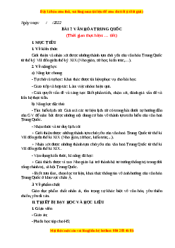 Giáo án Bài 7 Lịch sử 7 Cánh diều (2024): Văn hóa Trung Quốc