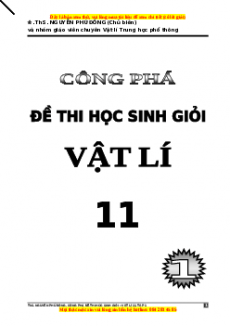 Công phá đề thi học sinh giỏi Vật lí 11 - Nguyễn Phù Đổng