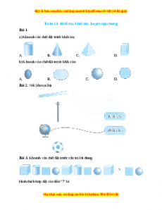 Bài tập cuối tuần Toán lớp 2 Tuần 23 Kết nối tri thức (có lời giải)