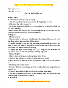 Giáo án Bài 41 KHTN 6 Kết nối tri thức (2024): Biểu diễn lực