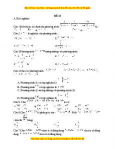 Đề thi giữa kì 2 Toán 8 năm 2023 - Đề 33