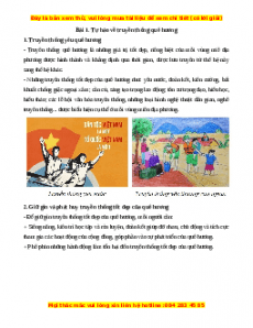 Lý thuyết GDCD 7 Cánh diều (cả năm)