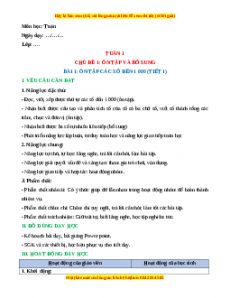 Giáo án Ôn tập các số đến 1 000 Toán 3 Kết nối tri thức