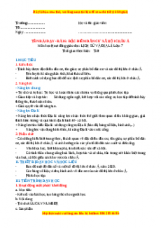 Giáo án Bài 6 Địa lí 7 Kết nối tri thức (2024): Đặc điểm dân cư xã hội Châu Á