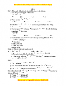 Đề thi giữa kì 1 Toán 8 năm 2023 - Đề 14