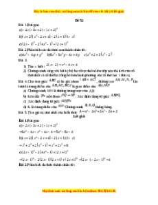 Đề thi giữa kì 1 Toán 8 năm 2023 - Đề 52