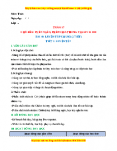 Giáo án Luyện tập chung - sách Kết nối tri thức Toán 3 Kết nối tri thức
