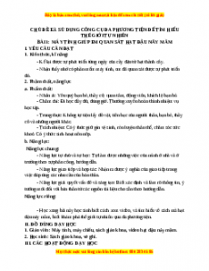 Giáo án Tin học 3 Cánh diều Bài 1: Máy tính giúp em quan sát hạt đậu nẩy mầm