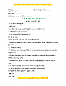 Giáo án Công nghệ 10 Thiết kế Bài 12 (Kết nối tri thức): Hình chiếu phối cảnh