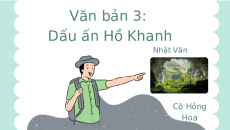 Bài giảng điện tử Dấu ấn Hồ Khanh | Kết nối tri thức Ngữ văn 7