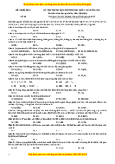 Bộ 30 đề thi thử THPTQG môn Hóa học năm 2023 - GV Nguyễn Minh Tuấn có đáp án (Đề 8)