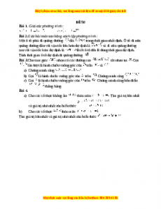 Đề thi giữa kì 2 Toán 8 năm 2023 - Đề 50