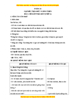 Giáo án Bài 30: Bề mặt trái đất Tự nhiên và xã hội lớp 3 Chân trời sáng tạo