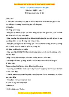 Giáo án Vật lí 7 Kết nối tri thức Bài 20: Chế tạo nam châm điện đơn giản