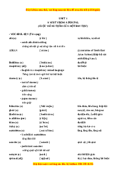 Học tốt Tiếng Anh 9 - Nguyễn Hữu Dự có đáp án