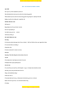 Giáo án Đạo đức 1 Cánh diều Em với anh chị em trong gia đình