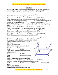 Đề thi cuối học kì 2 Toán 8 năm 2022 - 2023 - Đề 50