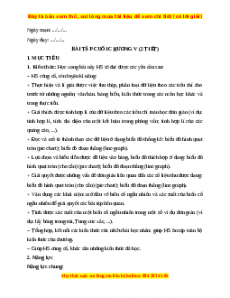 Giáo án Bài tập cuối chương 5 Toán 7 Cánh diều