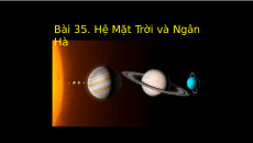 Giáo án powerpoint Hệ Mặt Trời và Ngân Hà | Cánh diều KHTN 6