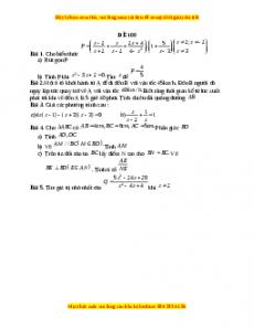 Đề thi giữa kì 2 Toán 8 năm 2023 - Đề 100